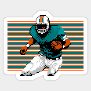 Miami Pixel Running Back Sticker